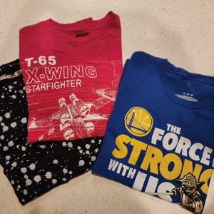 STAR WARS Tshirt bundle Youth Large X-Large